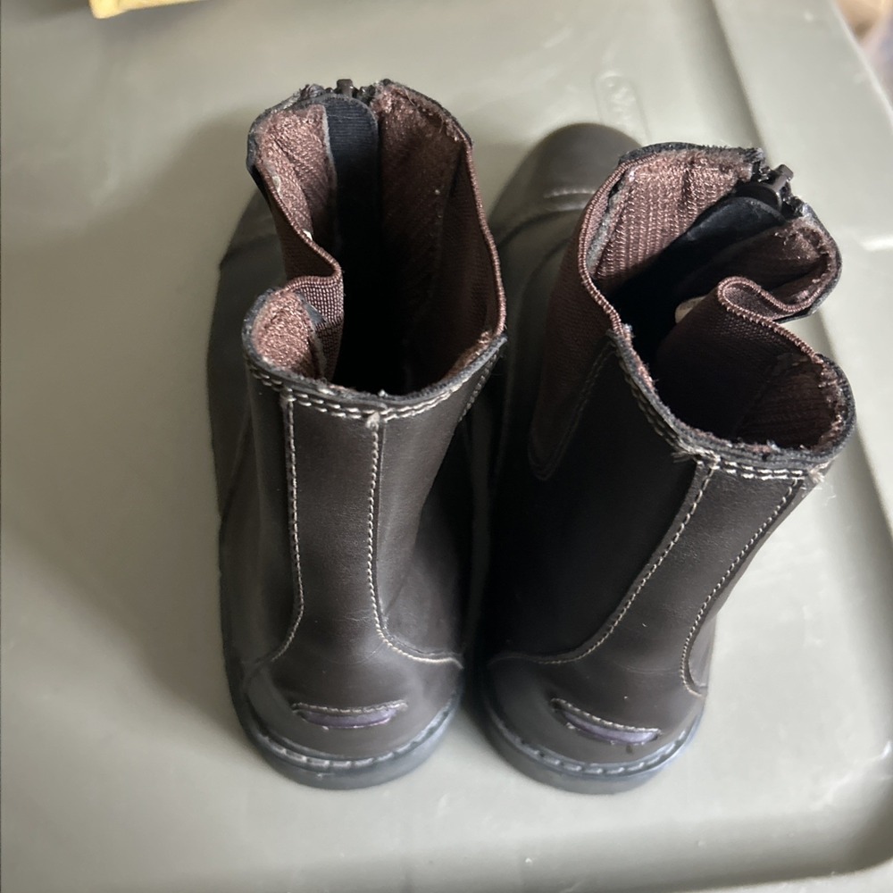 TuffRider Girls Brown Starter Front Zip Paddock Riding Equestrian Boots Sz 5 - Picture 13 of 16
